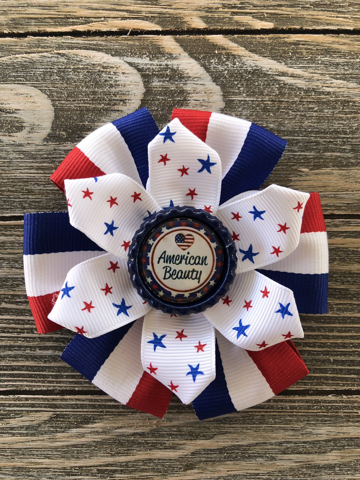 4th of July inspired hair bows